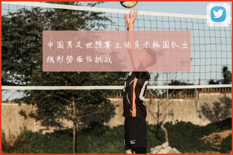 中国男足世预赛主场负于韩国队出线形势面临挑战